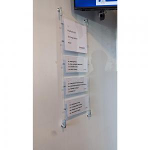 Affichage suspendu par cable