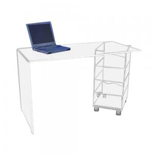 Bureau 4 Tiroirs Plexiglass