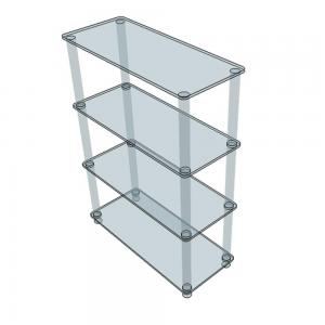 Etagère plexiglass