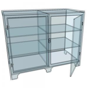 Vitrine Basse Plexiglas