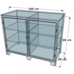 Vitrine Basse Plexiglas