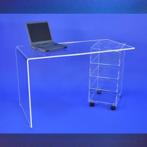 Bureau 4 Tiroirs Plexiglass