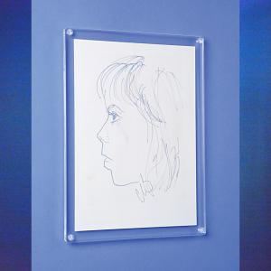 Cadre plexiglas pour document A5