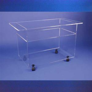 Meuble Plexi à Roulettes