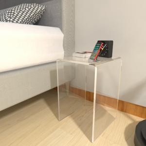 Table de nuit plexi
