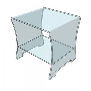Table de Chevet Plexiglas