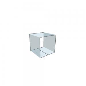 Cubes de présentation 4 faces