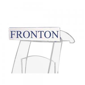 Fronton pour Pupitre Cristal