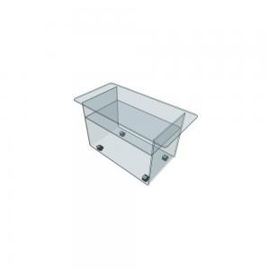 Meuble Plexi à Roulettes