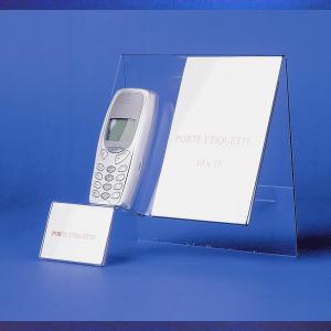 Support Téléphone avec porte étiquette