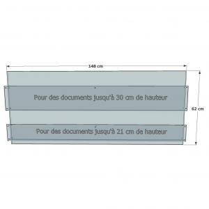 Présentoir Mural en Longueur