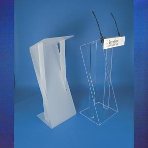 Pupitre transparent ou dépoli