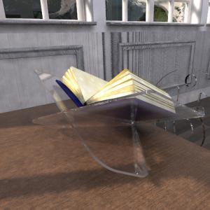 Lutrin de table plexiglas