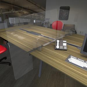Séparation latérale de bureau