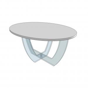 Table de Salon Ovale