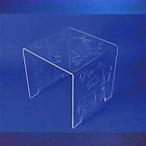 Table Pont Plexiglas Enfant