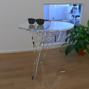 Table d'appoint pieds voute