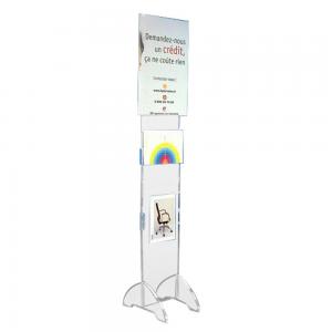 Totem modulable plexiglass