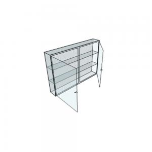 Vitrine à clé en plexiglas sur mesure