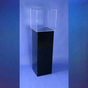 Vitrine à Clé sur Socle Noir