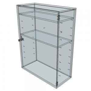 Vitrine à clé en plexiglas sur mesure