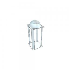 Vitrine Ronde Diamètre 30 Cm sur Pied