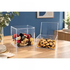 Boîte à Couvercle Plexiglas