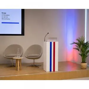 Console pupitre de conférence personnalisée