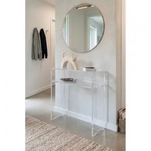 Console Vide Poche Cristal