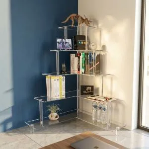 Etagère plexi d'angle