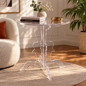 Console transparente Louis XVI