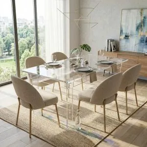 Grande Table Transparente