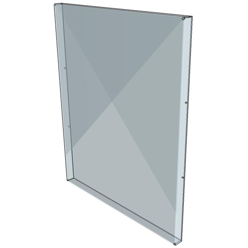 Cadre plexiglas pour tableau Vitrines capots Plexiglas Formxl