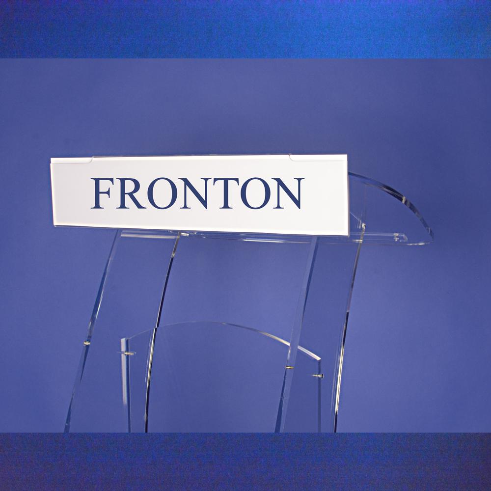 Fronton pour Pupitre Cristal