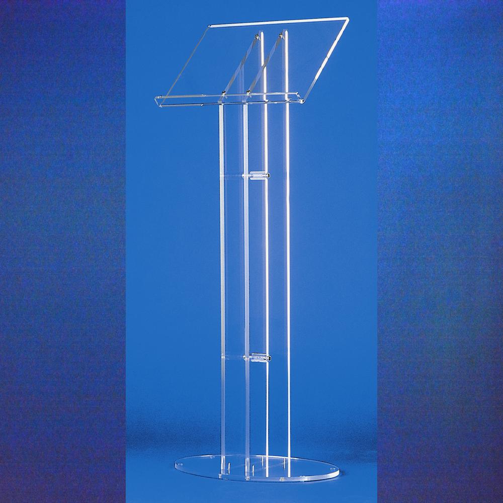 Pupitre de table plexi pour livre ouvert en V. H13.5xP31.5xL48.5cm.