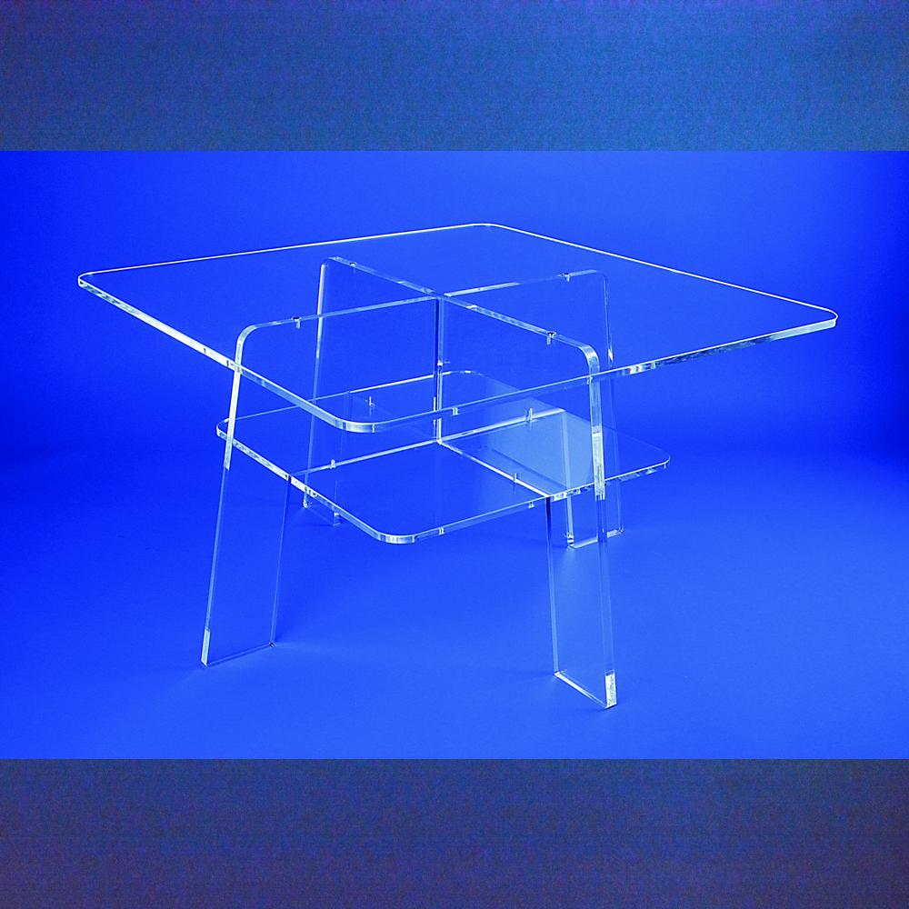 Table ronde plexiglas - Dessertes et meubles d'appoint Plexiglas