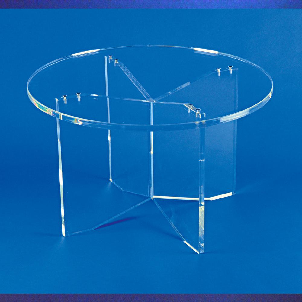 Table Ronde Plexiglas