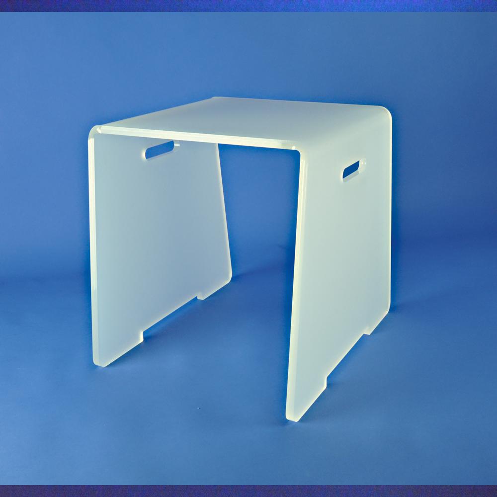 Tabouret Plexiglas Dual Satiné