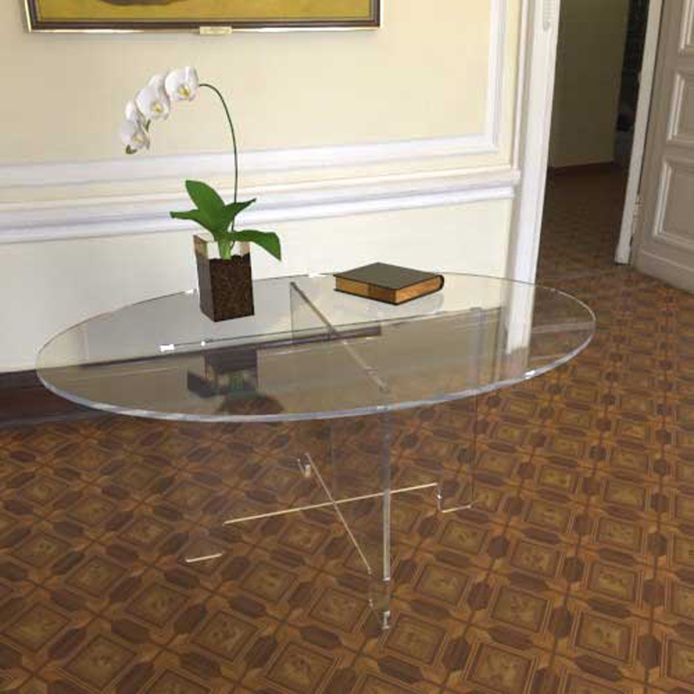 Petite Table Ovale Démontable