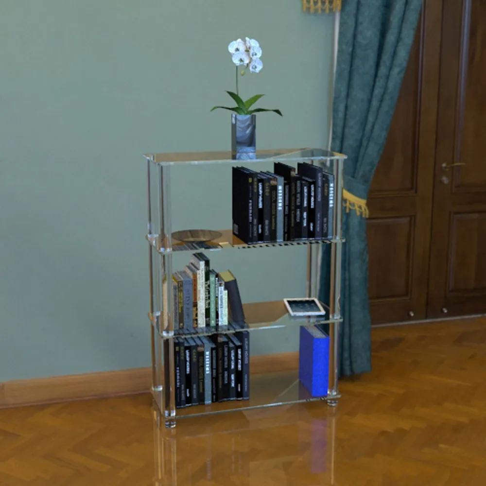 Bibliotheque etagere Plexiglas