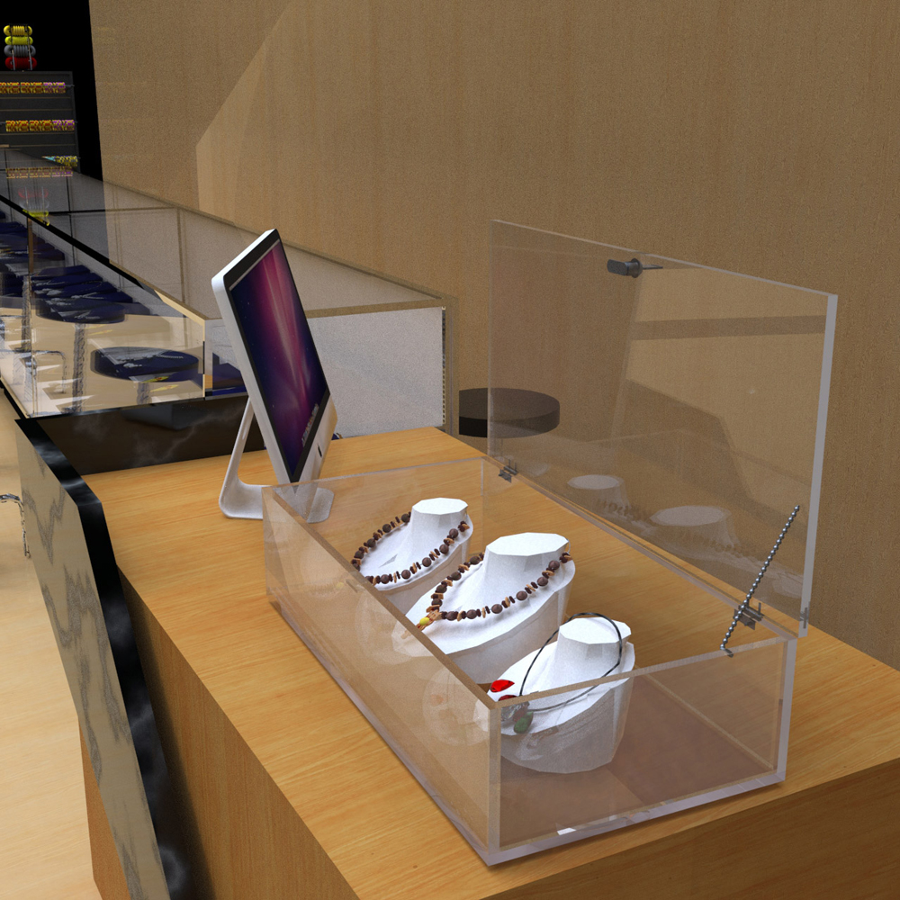 Vitrines consoles Plexiglas