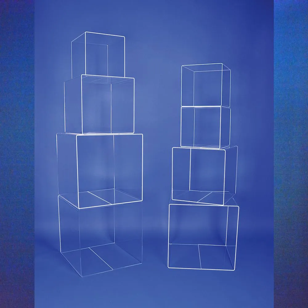 Cubes de présentation 4 faces