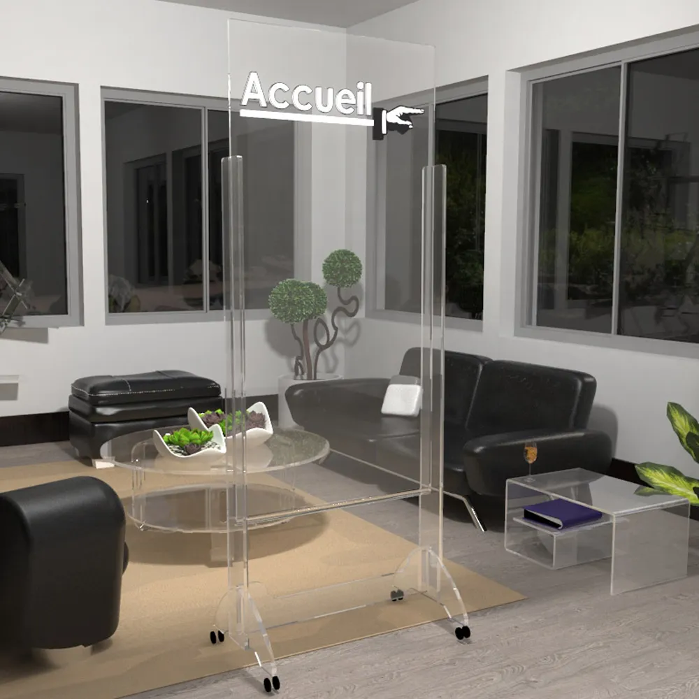 Séparation plexi sur Roulettes