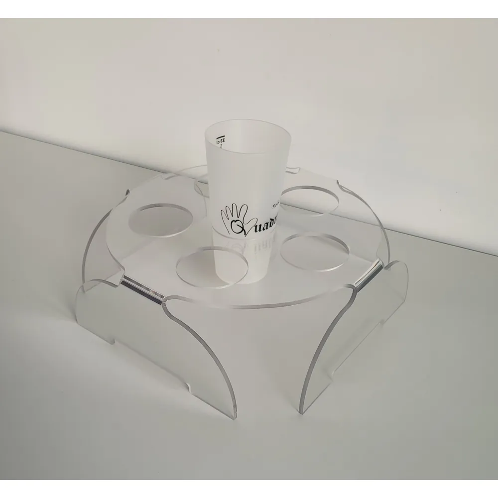 Plateau de table pour 6 gobelets