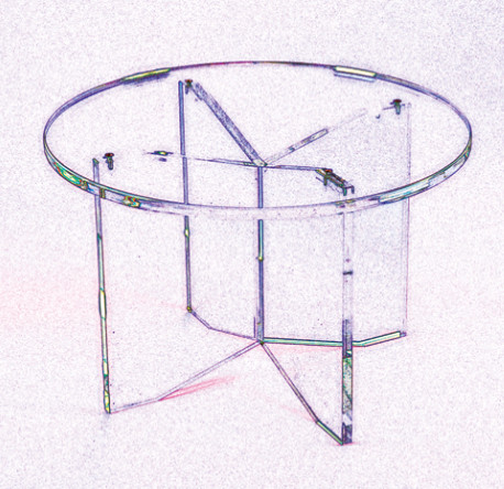 table-ronde-plexiglas